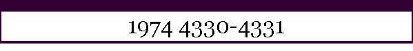 1974 4330-4331