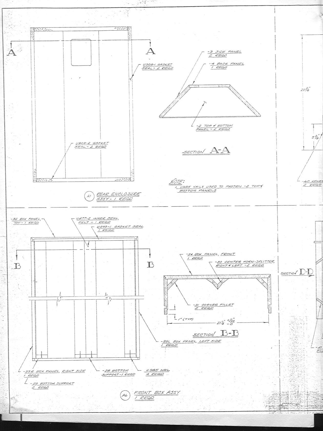 JBL - Hartsfield Cabinet - Drawing 4a